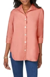 Foxcroft Pandora Non-iron Cotton Shirt In Pumpkin Spice