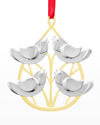 Nambe Twelve Days Of Christmas Four Calling Birds Ornament