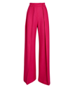 Giuseppe Di Morabito Pleated Wool Wide-leg Pants In Pink