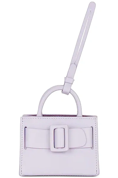 Boyy Bobby Strapped Bag Charm In Thistle