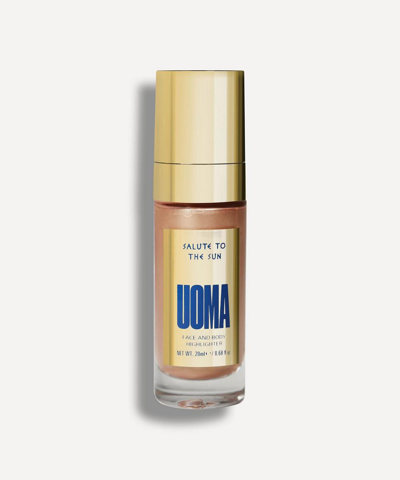 Uoma Beauty Salute To The Sun Highlighter 20ml In Quartz Glow