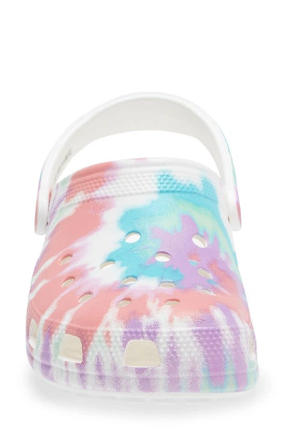 Crocs Classic Tie Dye Graphic Clog In Fresco/multi