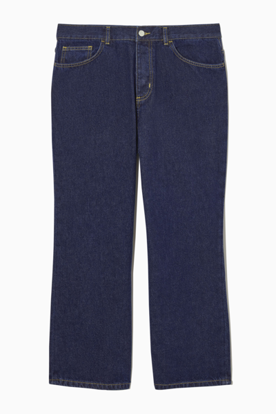 Cos Regular-fit Kick-leg Jeans In Blue