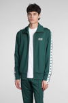 Golden Goose Denis Zipped Track Jacket In Green