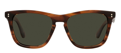 Oliver Peoples Lynes 0ov5449su 1724p1 Wayfarer Polarized Sunglasses In Grey