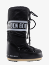 Moon Boot Classic Nylon Waterproof Snow Boots In Black