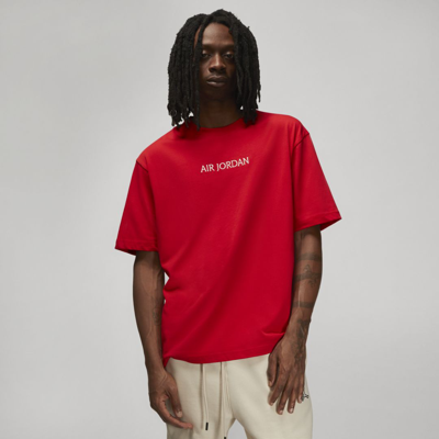 Jordan Men's  "air " T-shirt In Red