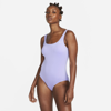 Nike Women's Essential U-back 1-piece Swimsuit In Purple