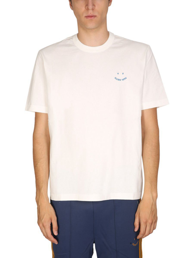 Ps By Paul Smith Mens White Other Materials T-shirt