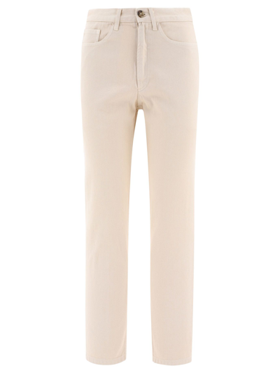 Apc A.p.c. Women's Beige Other Materials Trousers