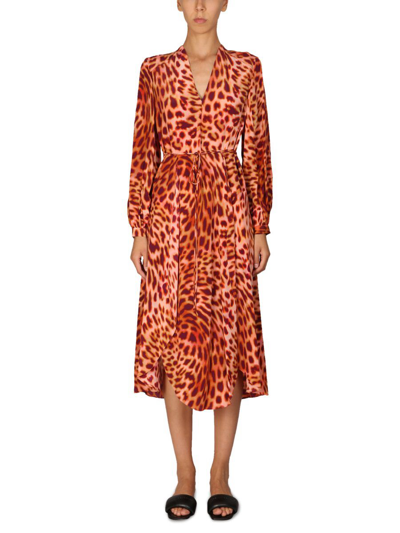 Stella Mccartney Leopard-print Silk Crepe De Chine Shirt In Multi-colored