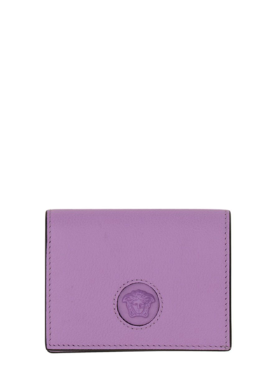 Versace Women's Purple Other Materials Wallet