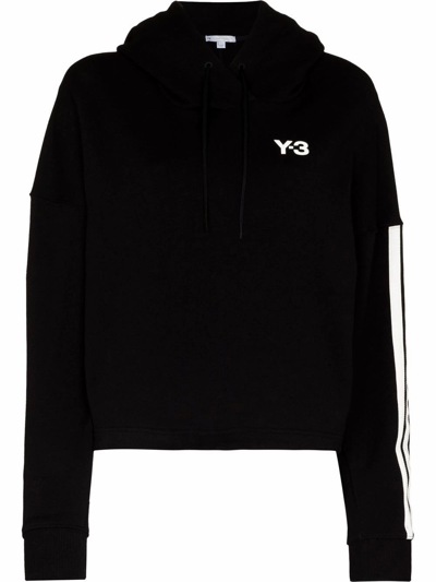 Adidas Y-3 Yohji Yamamoto Women's Black Cotton Sweatshirt