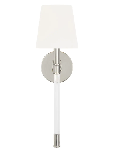 Chapman & Myers Hanover Wall Sconce In Polished Nickel