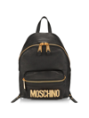 MOSCHINO WOMEN'S LOGO LEATHER BACKPACK