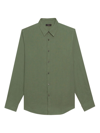 Theory Men's Irving Summer Linen Shirting Sport Shirt In Balsam Green