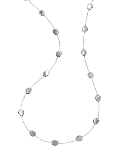Ippolita Women's Confetti Sterling Silver & Mother-of-pearl Long Station Necklace