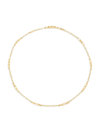 MARCO BICEGO UOMO 18K GOLD MIXED COILED OPEN CHAIN NECKLACE