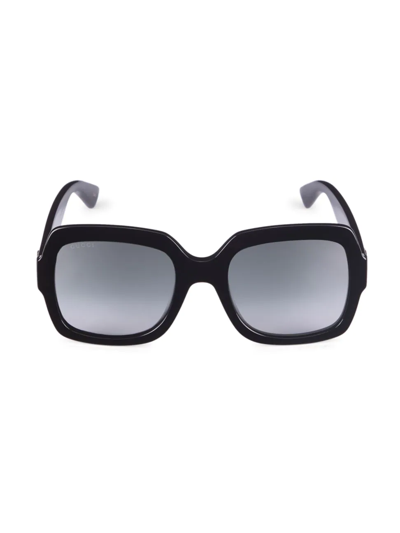 Gucci Women's 54mm Square Sunglasses In Black