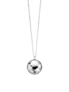 IPPOLITA WOMEN'S GODDESS STERLING SILVER SMALL HAMMERED PENDANT NECKLACE