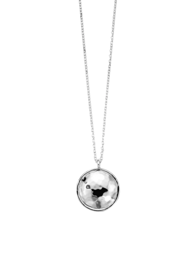 Ippolita Women's Goddess Sterling Silver Small Hammered Pendant Necklace