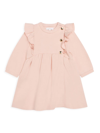 CHLOÉ BABY'S & LITTLE GIRL'S RUFFLE-TRIM FLEECE DRESS