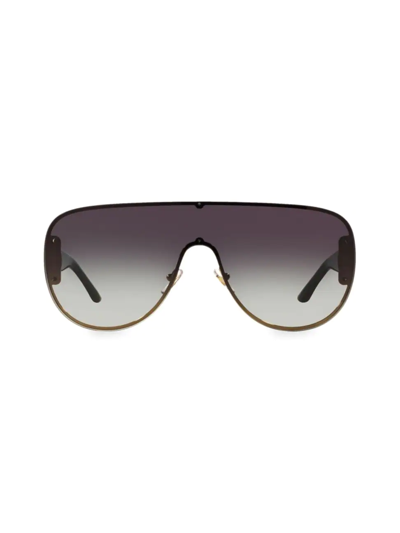 Versace 41mm Pilot Metal Sunglasses In Grey Grad