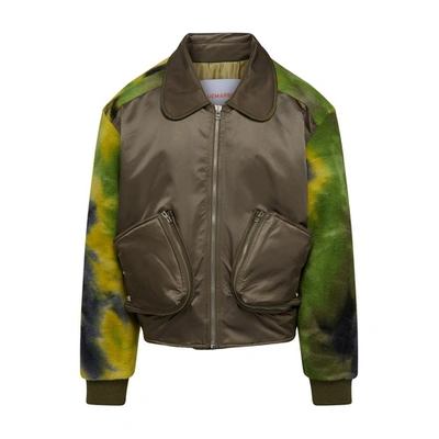 Bluemarble Bomber Jacket In Grn