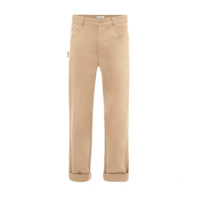 Jw Anderson 5-pocket Workwear Chino Pants In Beige
