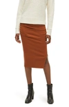 Michael Stars Rae Pencil Skirt In Rustique