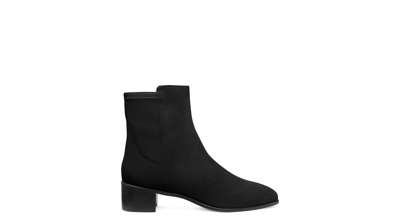 Stuart Weitzman City Block Square-toe 45 Bootie The Sw Outlet In Black