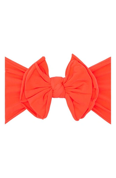 Baby Bling Fab-bow-lous Headband In Red Hot