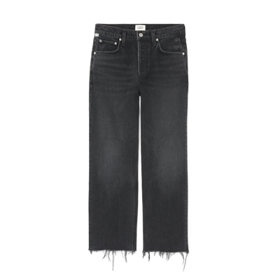Citizens Of Humanity Florence Wide Straight Jeans In Stormy