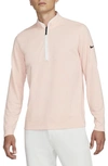 Nike Dri-fit Victory Half Zip Golf Pullover In Arctic Orange/ Black
