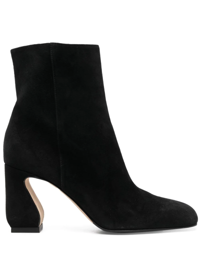 Sergio Rossi Slip-on Ankle Boots In Black