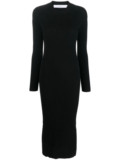 Iro Liette Cashmere Knit Dress In Black