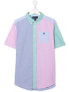 RALPH LAUREN STRIPED SHORT-SLEEVED SHIRT