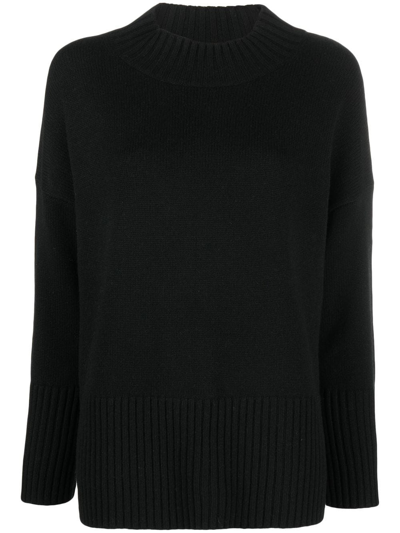 Chinti & Parker Comfort Cashmere Jumper In Black