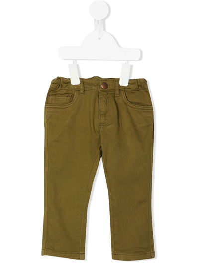 Bonpoint Babies' Straight-leg Chinos In Brown