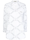 KIMHĒKIM CHAIN-LINK PRINT SHIRT