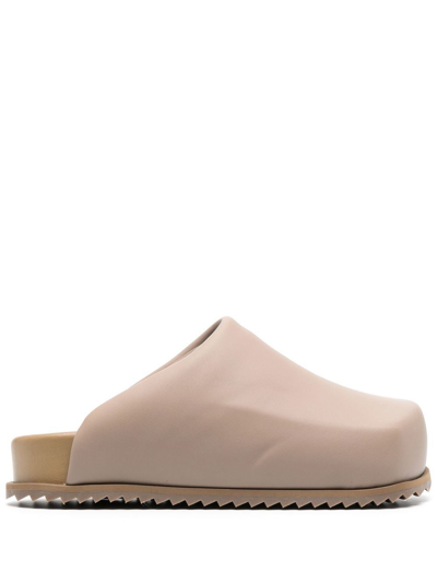 Yume Yume Square-toe Mules In Beige