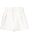Area Crystal-detail Shorts In White