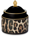 DOLCE & GABBANA LEOPARD-PRINT PORCELAIN SUGAR BOWL