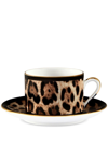 DOLCE & GABBANA LEOPARD-PRINT PORCELAIN TEA SET