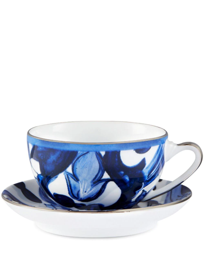 DOLCE & GABBANA BLU MEDITERRANEO PORCELAIN TEA SET