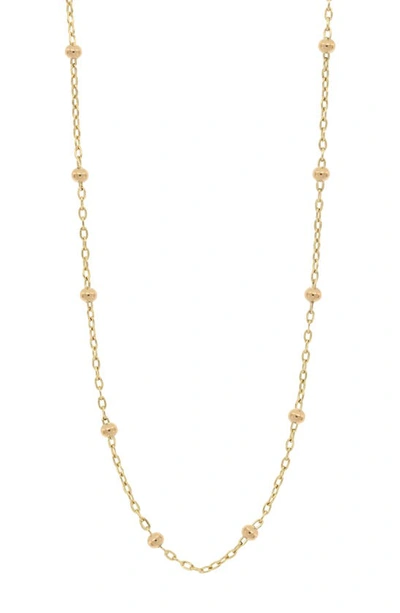 Bony Levy 14k Gold Mykonos Beaded Chain Necklace In 14k Yellow Gold