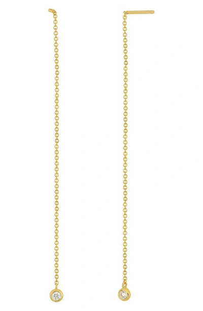 Bony Levy Monaco Diamond Drop Earrings In 18k Yellow Gold