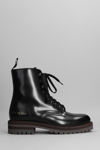 Common Projects Standard Lug Sole Combat Boot In Black