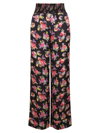 ALICE AND OLIVIA ALICE OLIVIA FLORAL PATTERN WIDE LEG TROUSERS