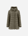 Herno Quilted Padded Jacket In Military